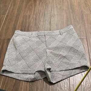Torrid Women's Black and White Checkered Shorts